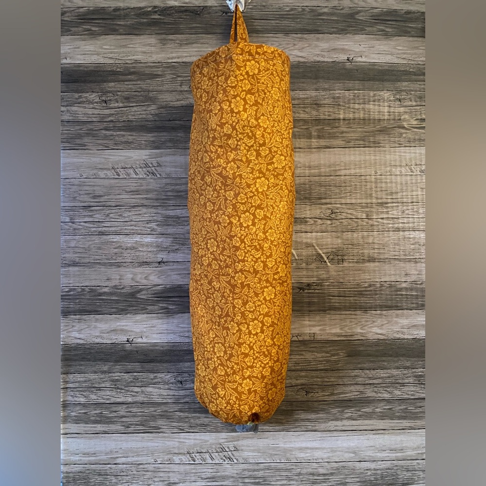 Marigold Floral Handmade Grocery Bag Holder